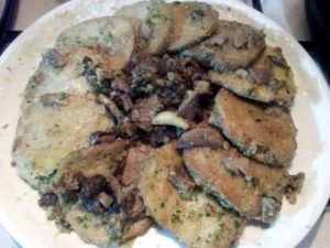seitan-mushrooms-floured
