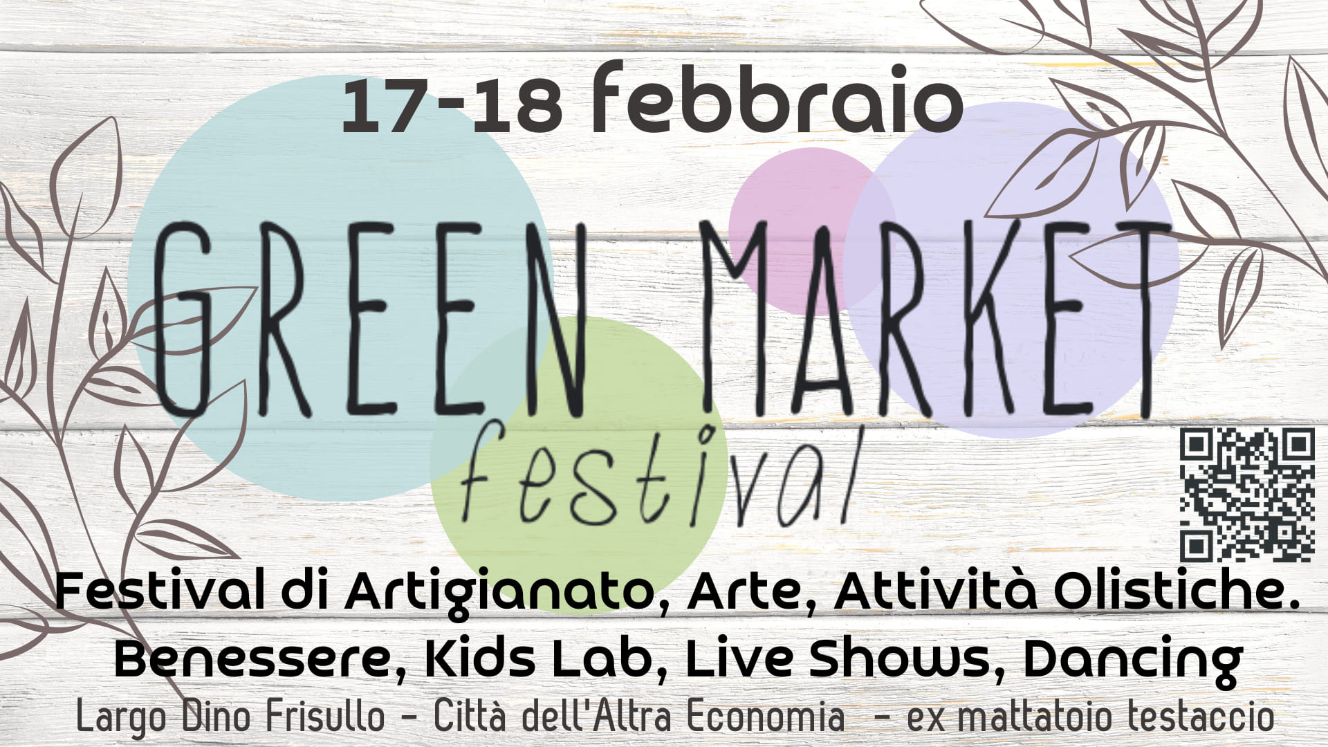 ROMA – GREEN MARKET FESTIVAL – STAND INFORMATIVO